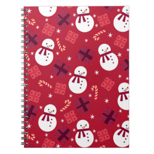 Snowman Holiday Christmas Notebook