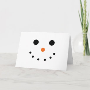 Snowman Holiday Greeting Card