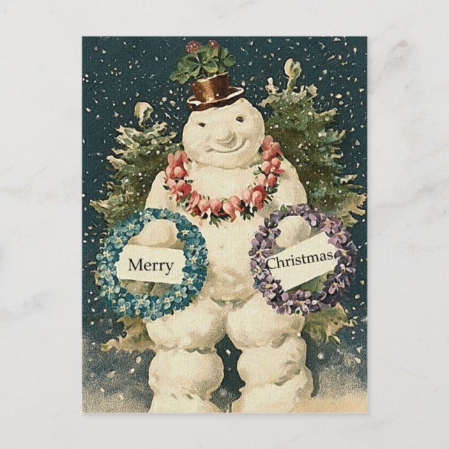 Snowman Holiday Greetings (Front)