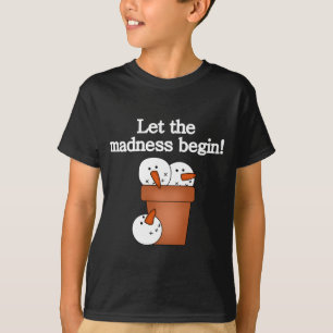 Snowman Holiday Madness T-shirts and Gifts