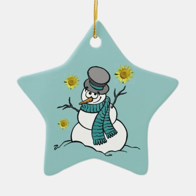 Snowman Hope Ornament (Front)