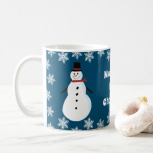 Snowman Hot Chocolate Personalised Coffee Mug