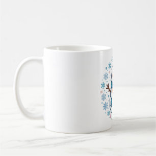 Snowman Hot Cocoa Cute Christmas Art Coffee Mug