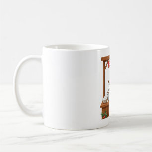 Snowman Hot Cocoa Stand Winter Christmas Coffee Mug
