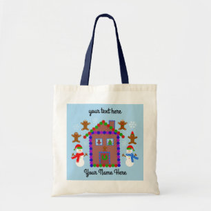 Snowman & House #3 Tote Bag