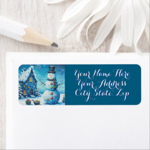Snowman House Presents Personalised Christmas