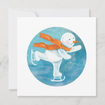 Snowman Ice Skater
