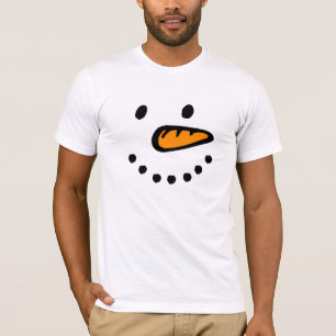 Snowman in front, We R1 Back Red (Christmas) Logo T-Shirt