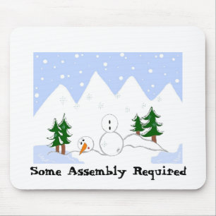 Snowman In Need Mouse Mat