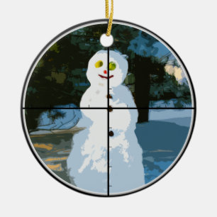 Snowman in Sight Ornament