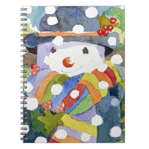 Snowman in snow 2011 notebook