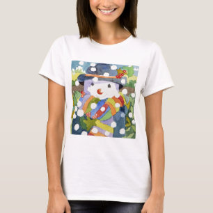 Snowman in snow 2011 T-Shirt