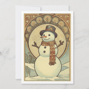 snowman invitation