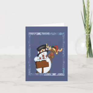 Snowman Invitation