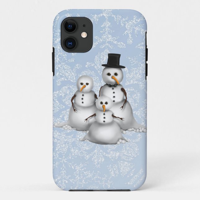 Snowman iPhone 5 barely there Case-Mate iPhone Case (Back)