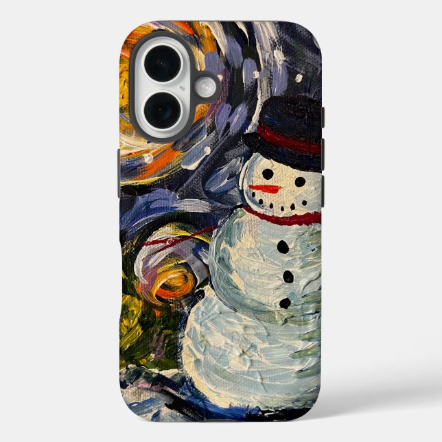 Snowman iPhone Case (Back)