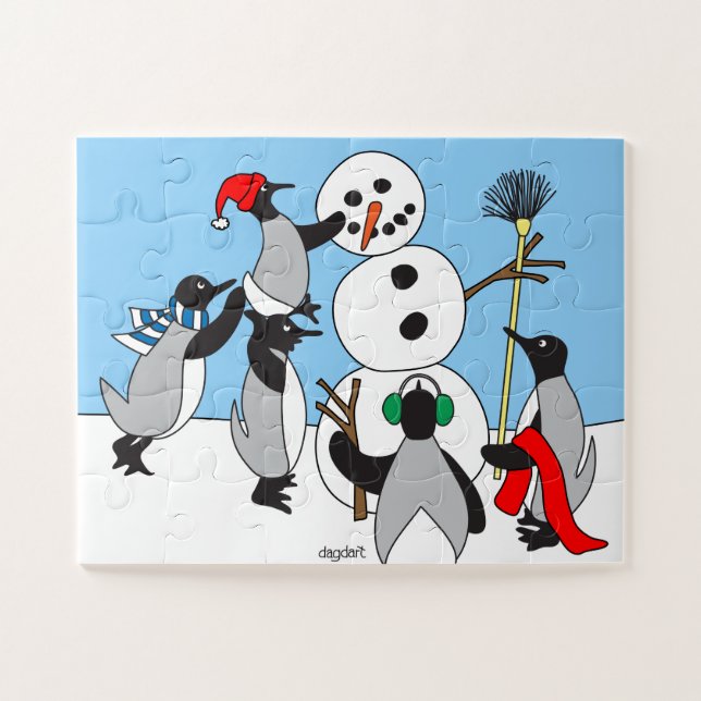 Snowman Jigsaw Puzzle (Horizontal)