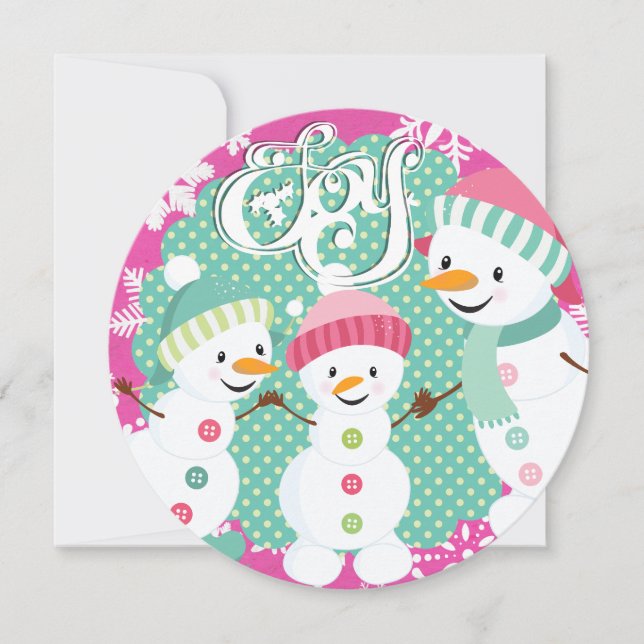 Snowman Joy Winter Holiday (Front)