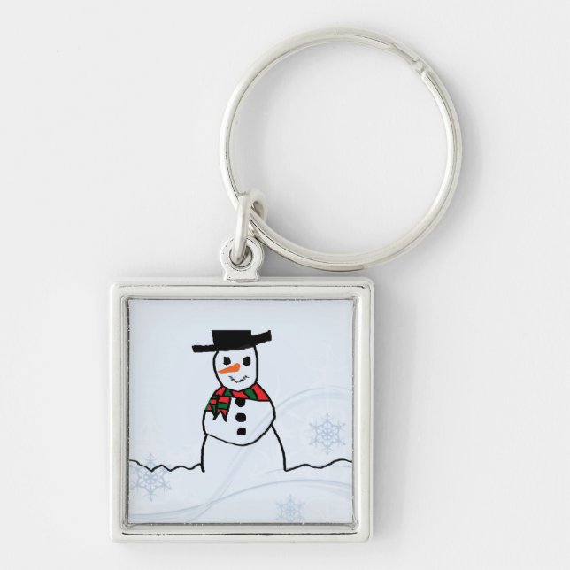 Snowman Key Ring (Front)