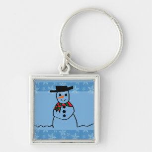 Snowman Key Ring