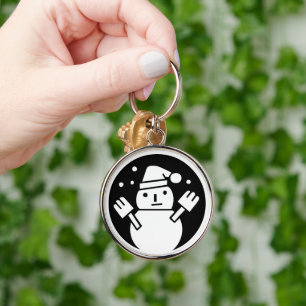 Snowman Key Ring