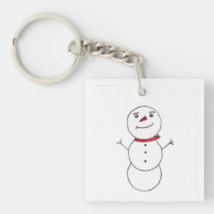 Snowman key ring
