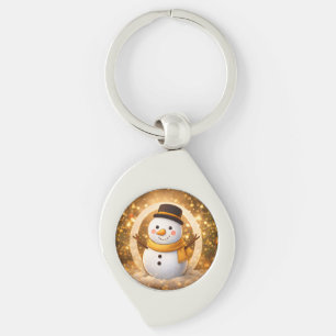 Snowman Key Ring