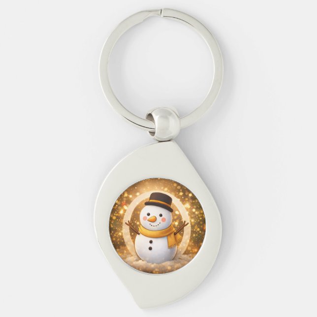 Snowman Key Ring (Front)