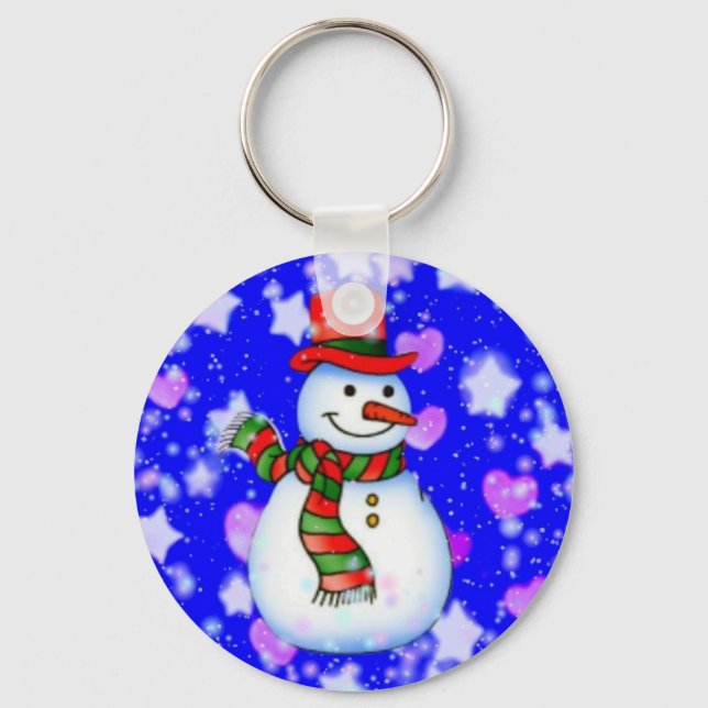 Snowman Keychain (Front)