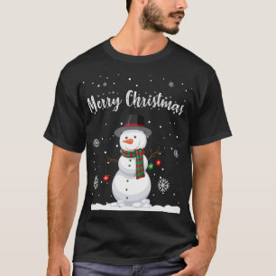 Snowman kit T Shirt Funny Christmas Tee