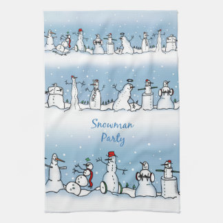 Snowman Kitchen Towel