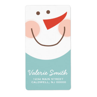 Snowman Labels | Holidays