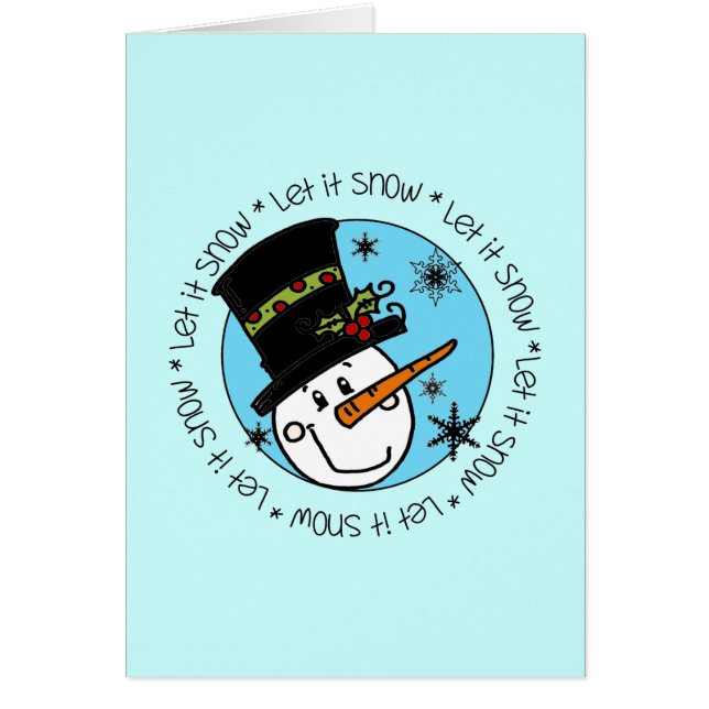 Snowman Let It Snow (Front)