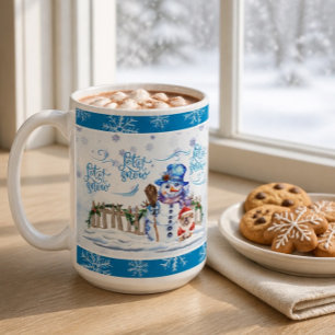 Snowman Let it Snow Coffee Mug
