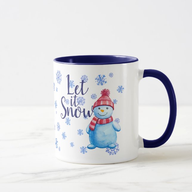Snowman Let it Snow Mug (Right)
