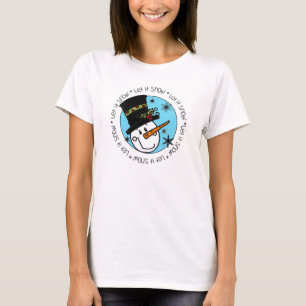 Snowman Let It Snow T-Shirt