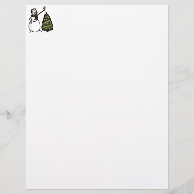 Snowman Letterhead (Front)