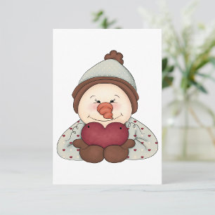 Snowman Love Invitations