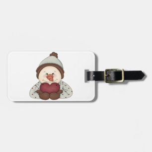 Snowman Love Luggage Tags