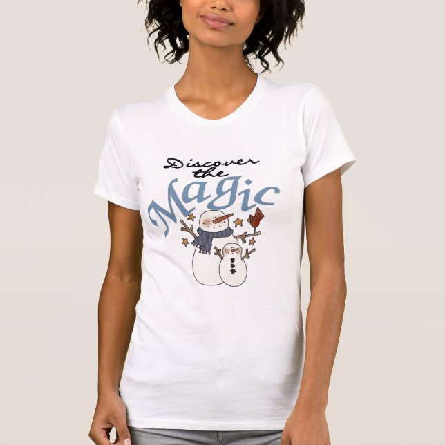Snowman Magic T-shirts and Gifts (Front)