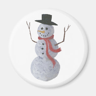 Snowman Magnet