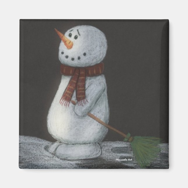 Snowman Magnet (Front)