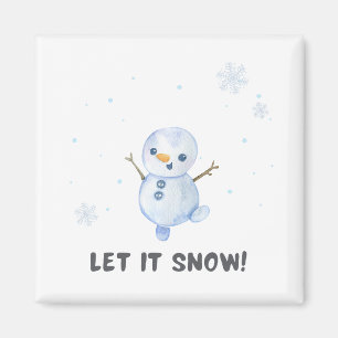 Snowman  magnet