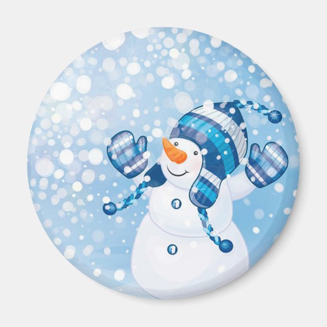 Snowman Magnet (Front)
