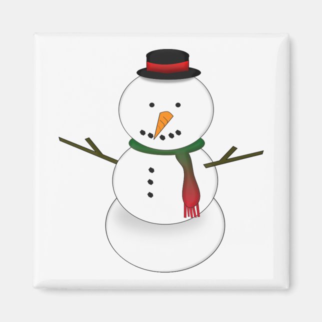 Snowman Magnet (Front)