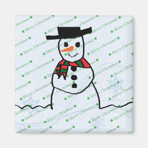 Snowman Magnet