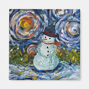 Snowman Magnet