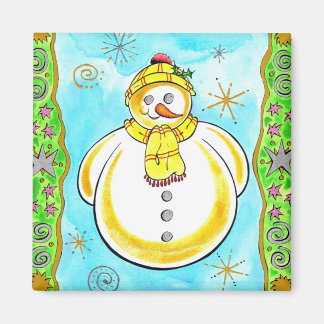 Snowman Magnet