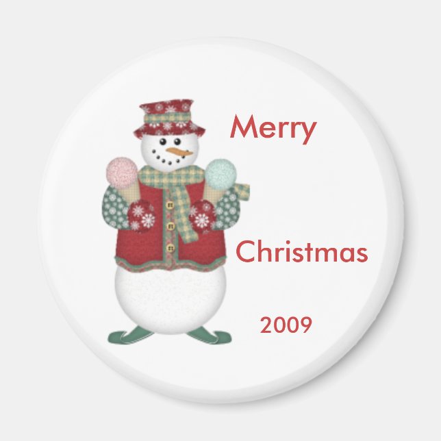 Snowman Magnet (Front)