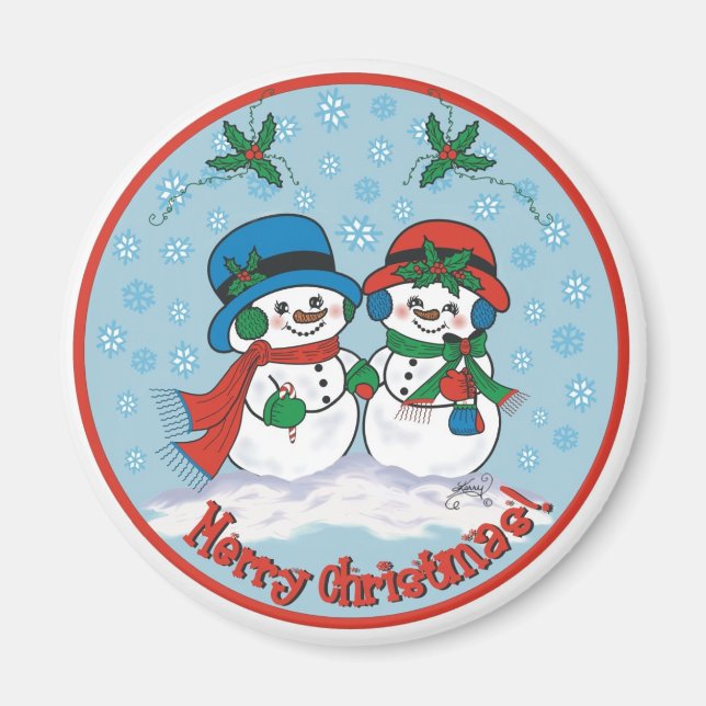 Snowman Magnet (Front)